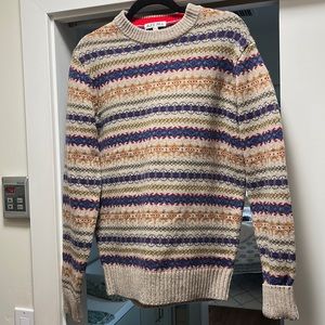Alex Mill Mens Wool Fair Isle sweater